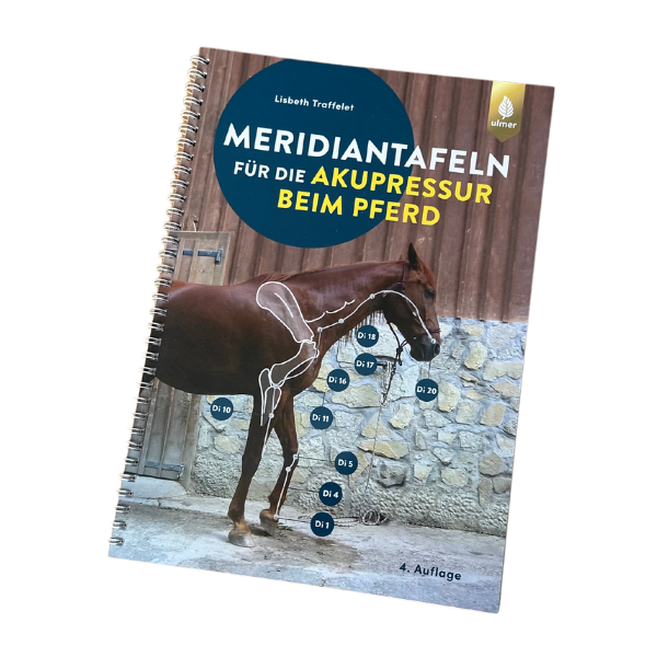 Meridiantafeln für die Akupressur beim Pferd